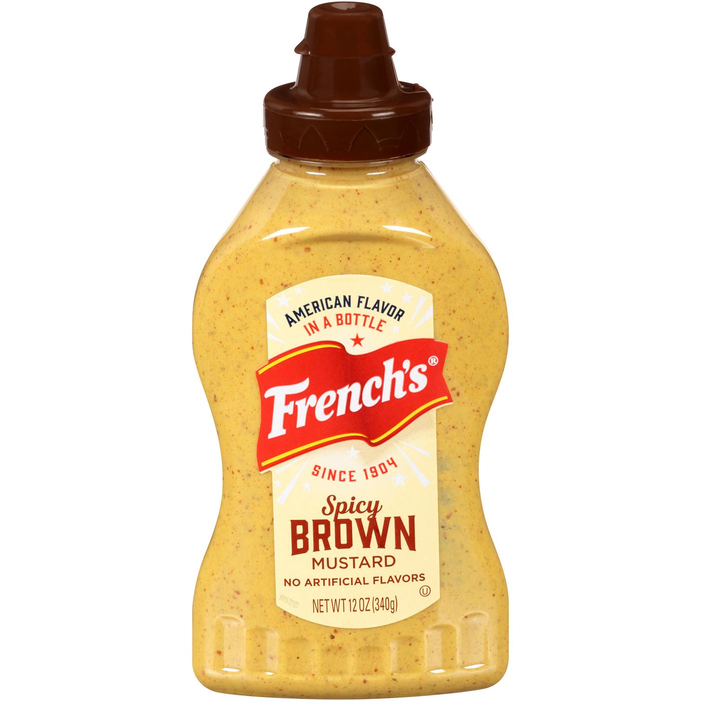 French's Spicy Brown Mustard; image 1 of 9