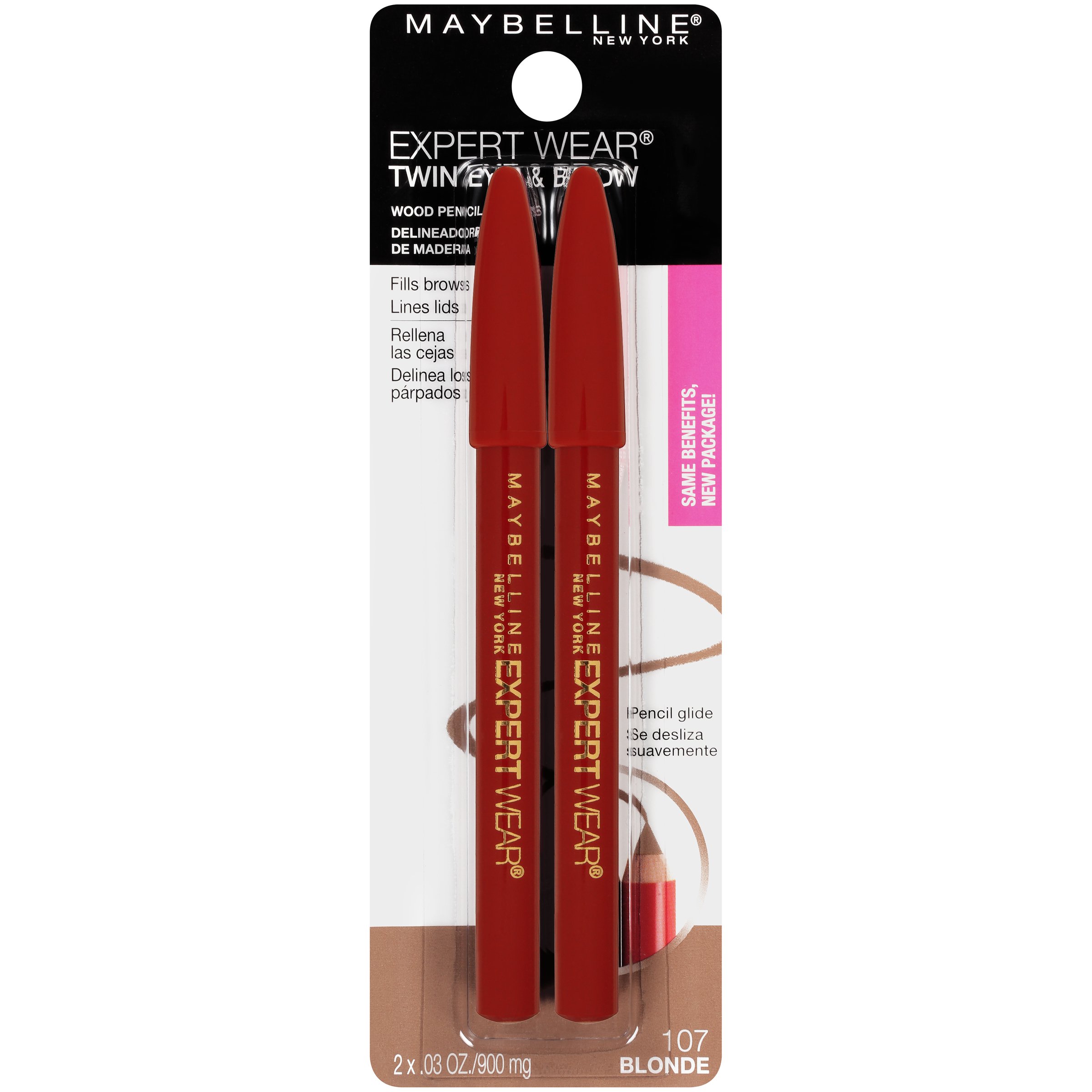Maybelline Expert Wear Twin Brow & Eye Pencils, Blonde Shop Eyes at HEB