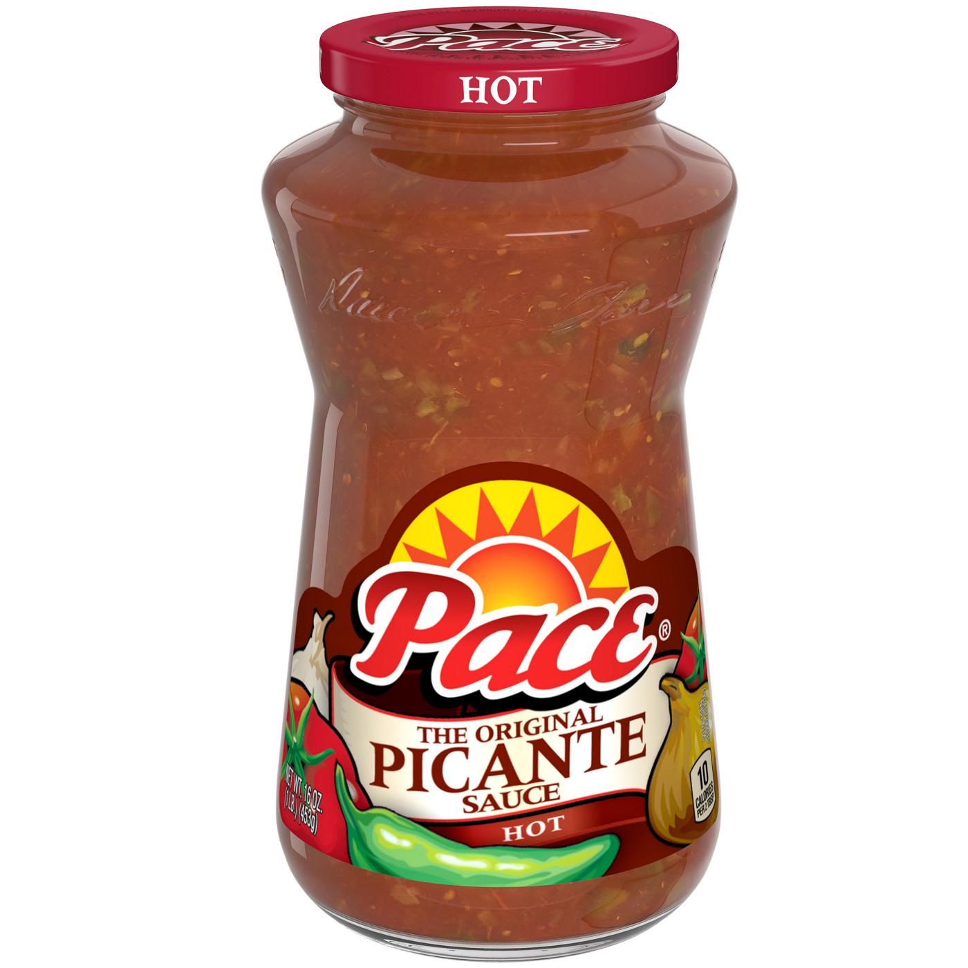 Pace Hot Picante Sauce; image 1 of 3