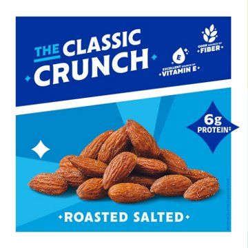 Blue Diamond Roasted Salted Almonds, 6 oz