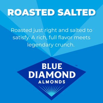 Blue Diamond Roasted Salted Almonds, 6 oz
