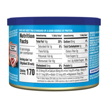 Blue Diamond Roasted Salted Almonds, 6 oz