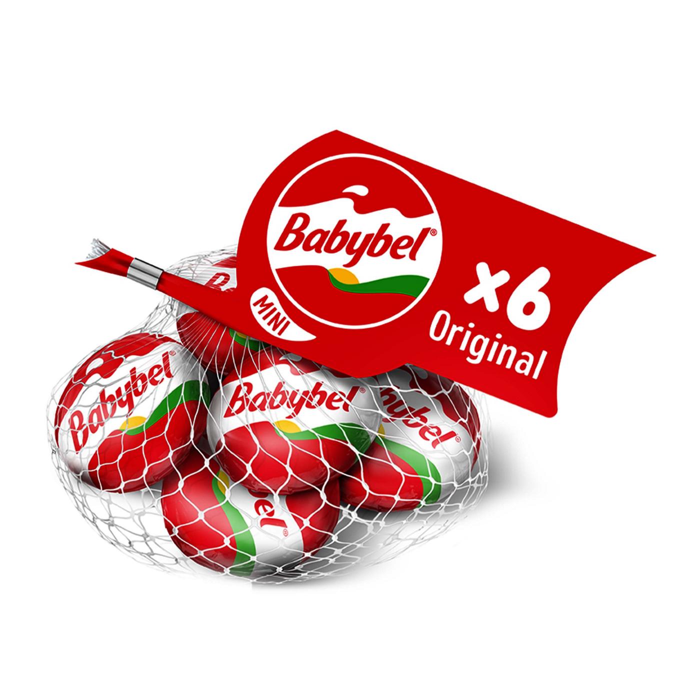 Mini Babybel Original Snack Cheese, 6ct; image 1 of 6