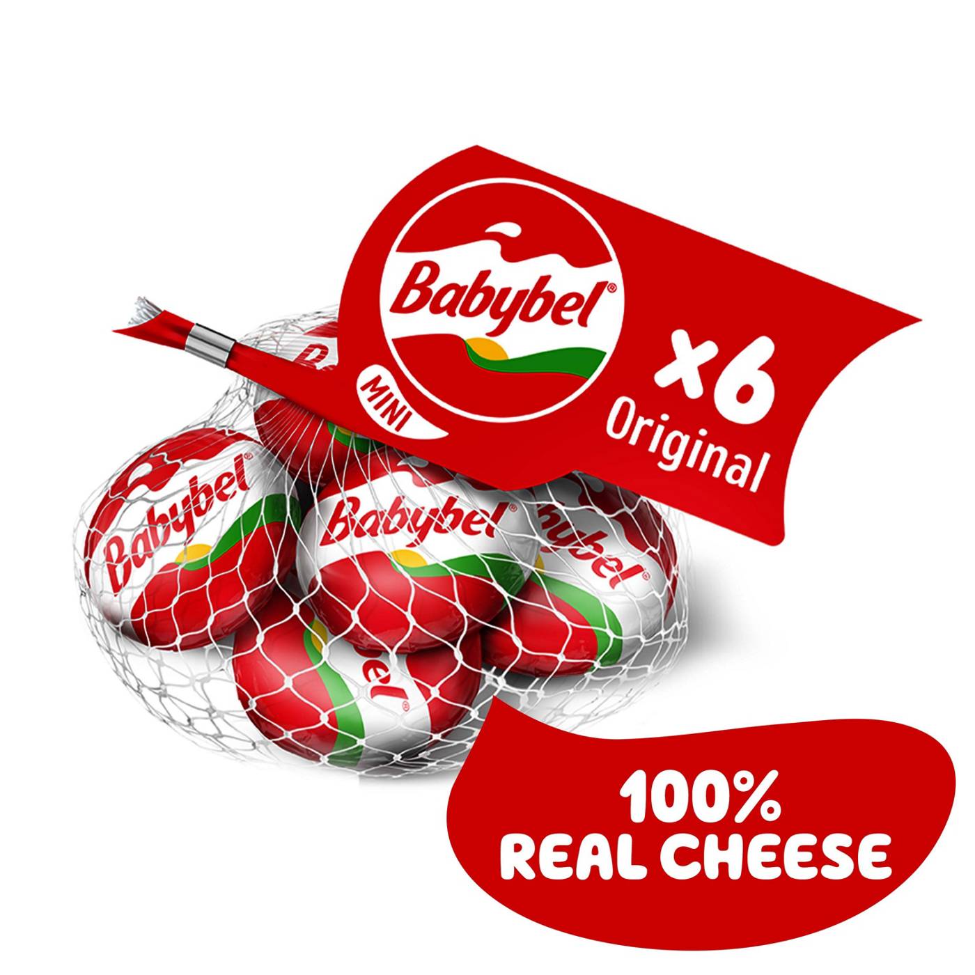 Mini Babybel Original Snack Cheese, 6ct; image 2 of 6