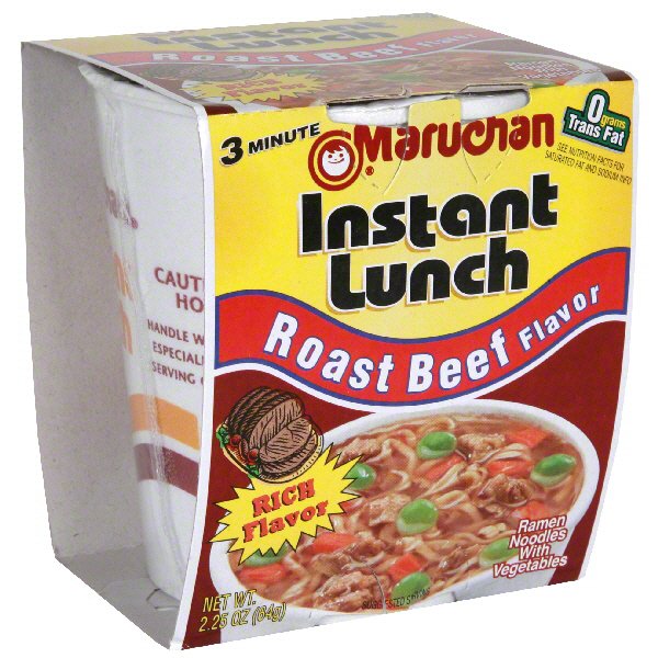 Maruchan Instant Lunch Roast Beef Flavor Shop Soups & Chili at HEB