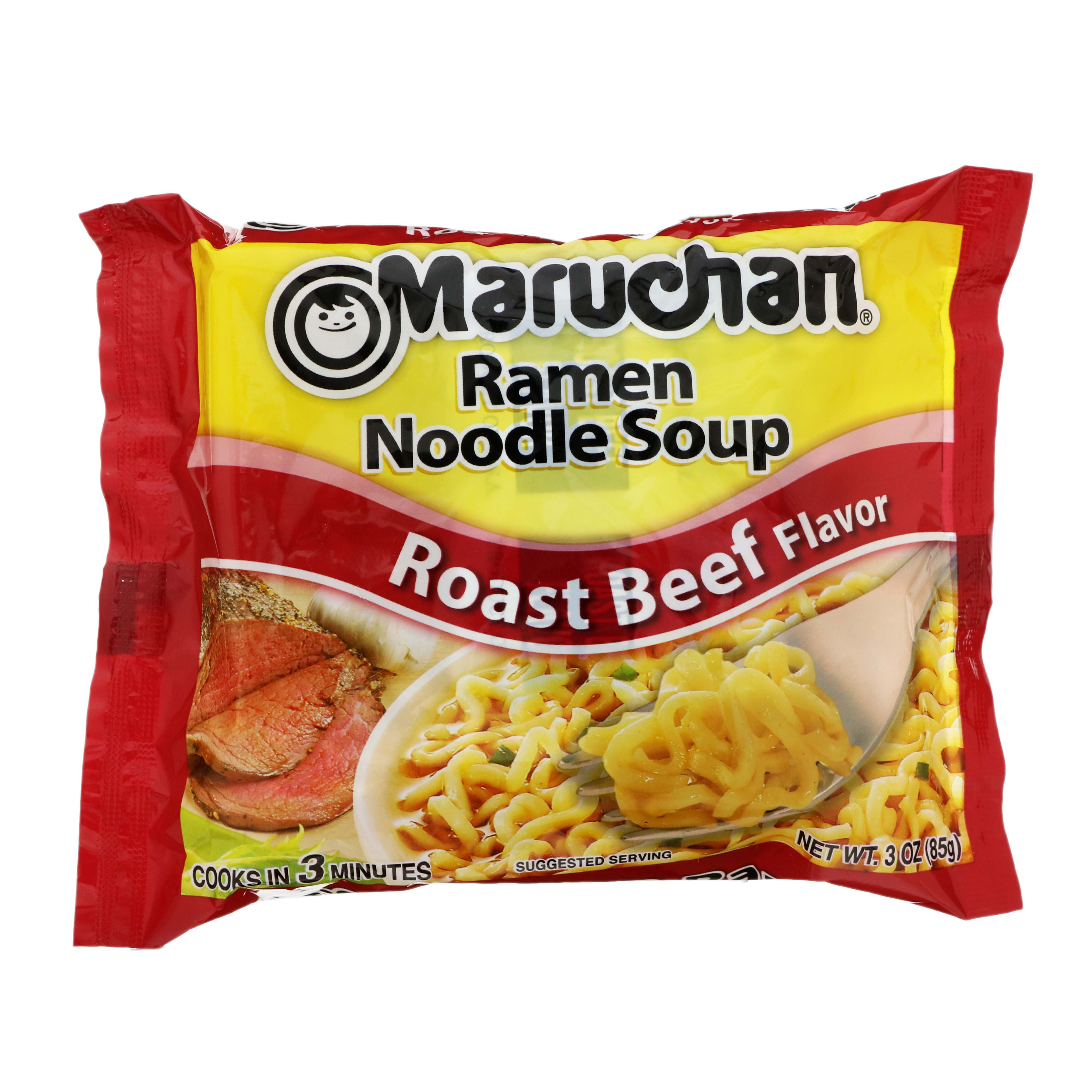 Maruchan Beef Flavor Ramen Noodle Soup Roast Shop Soups & Chili at HEB