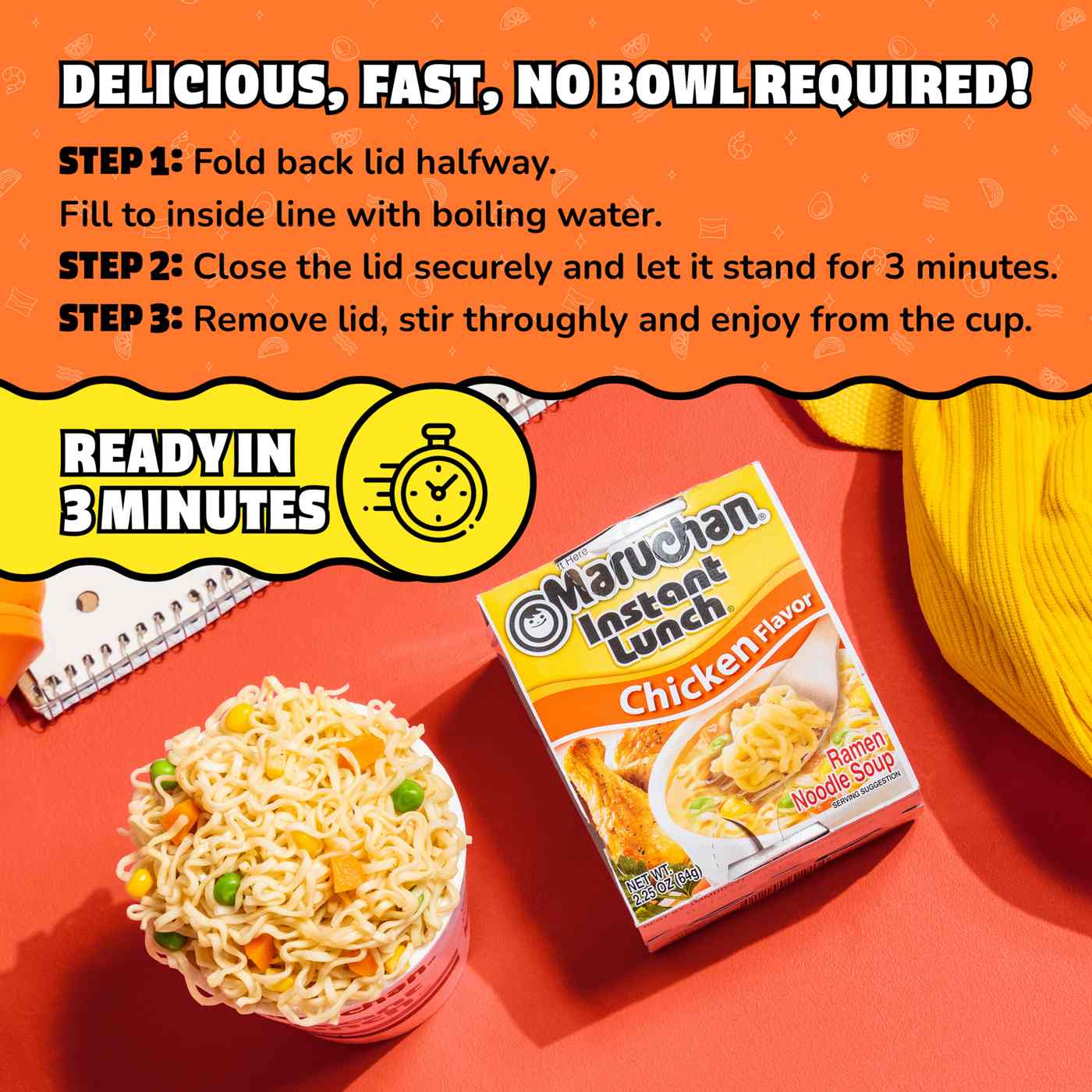 Maruchan Instant Lunch Ramen Noodle Soup Cups - Chicken Flavor; image 4 of 7