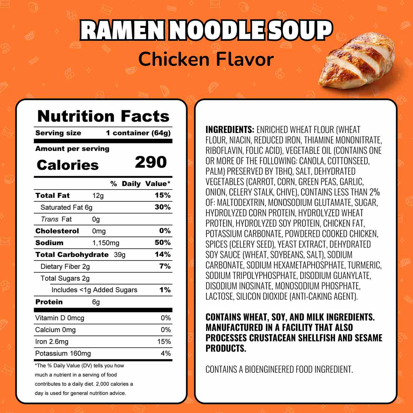 Maruchan Instant Lunch Ramen Noodle Soup Cups - Chicken Flavor; image 6 of 7