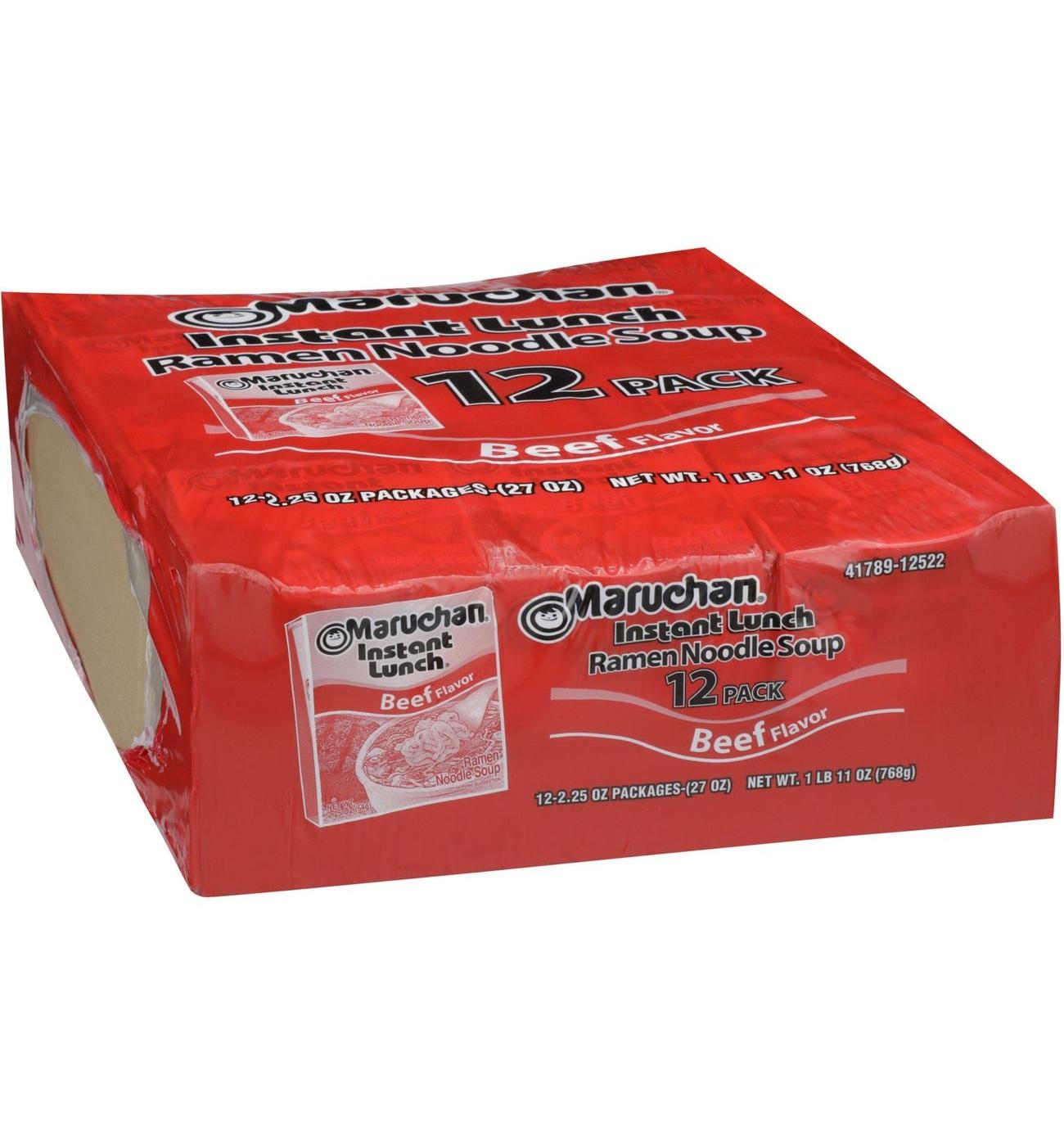 Maruchan Instant Lunch Ramen Noodle Soup Cups - Beef Flavor; image 1 of 6