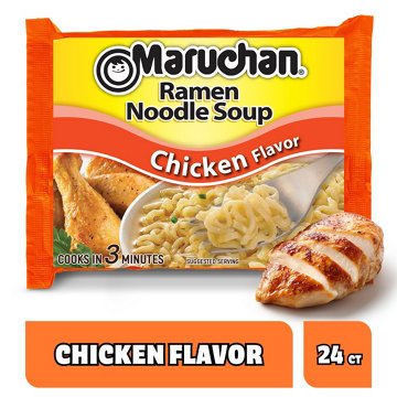 Maruchan Ramen Noodle Soup Packs - Chicken Flavor, 24 ct