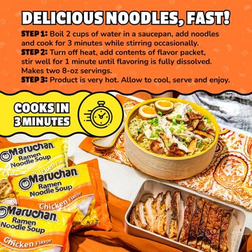 Maruchan Ramen Noodle Soup Packs - Chicken Flavor, 24 ct