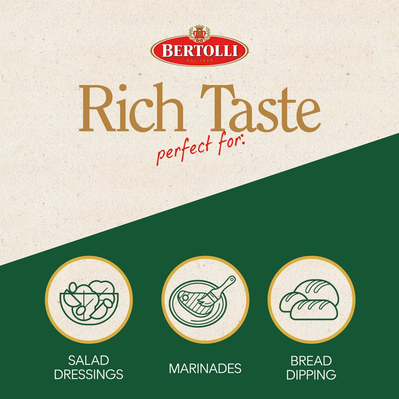 Bertolli Rich-Tasting Cold Pressed Extra Virgin Olive Oil; image 8 of 8