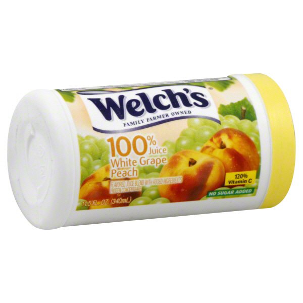 Welch's 100 Juice White Grape Peach Frozen Concentrate Shop Welch's