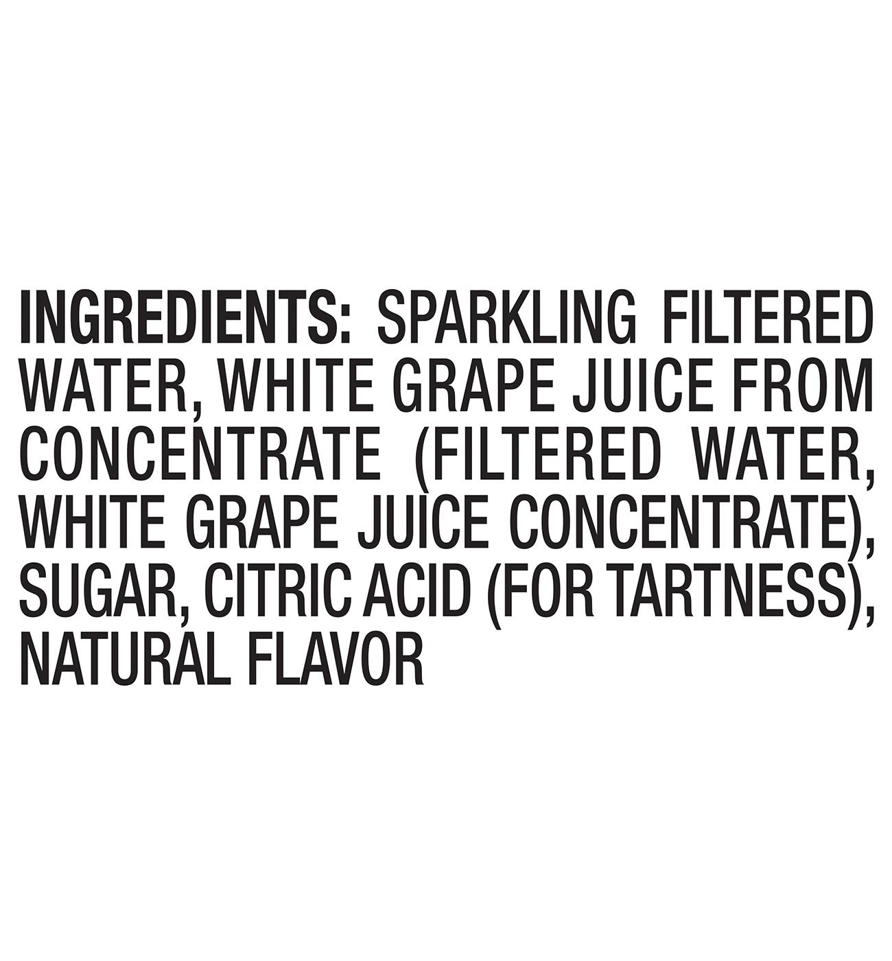 Welch's Sparkling White Grape Juice; image 2 of 4