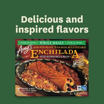 Amy's Dairy Free 12g Protein Enchilada Frozen Meal