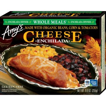 Amy's Gluten Free 16g Protein Cheese Enchilada Frozen Meal
