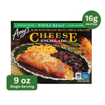 Amy's Gluten Free 16g Protein Cheese Enchilada Frozen Meal