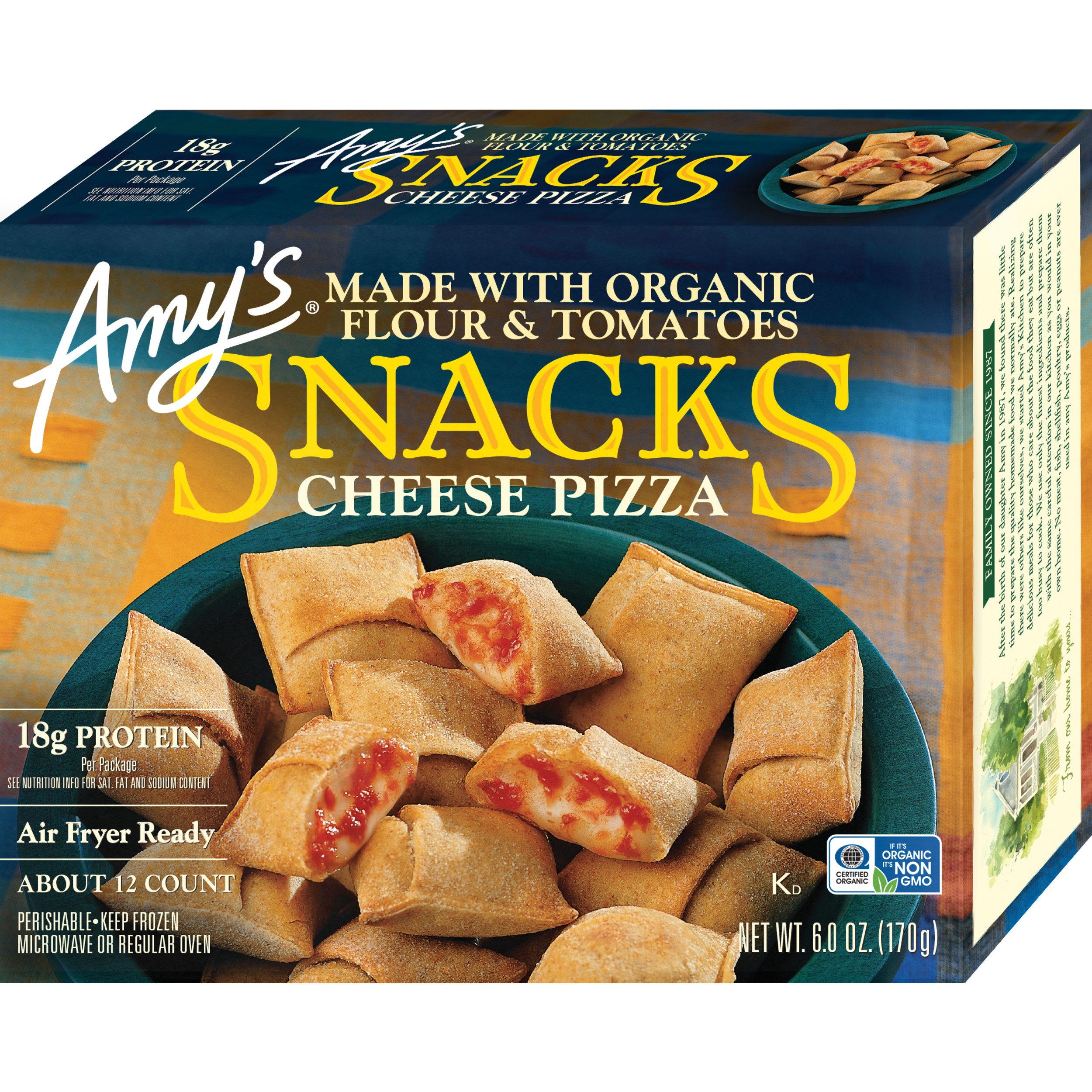 Amy's 18g Protein Cheese Pizza Snacks - Shop Entrees & sides at H-E-B