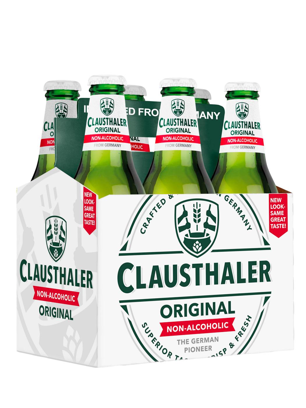 Clausthaler Non-Alcoholic Beer 6 pk Bottles; image 1 of 2