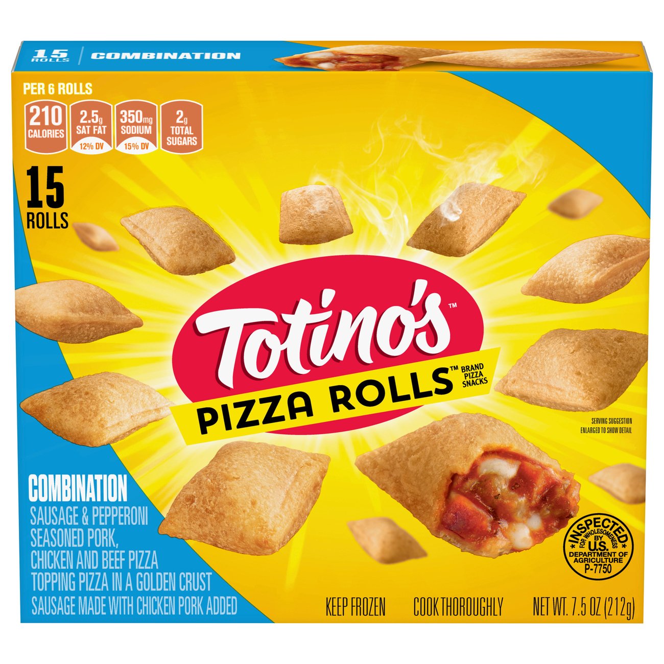 Totino's Combination Pizza Rolls Snacks Shop Entrees & Sides at HEB