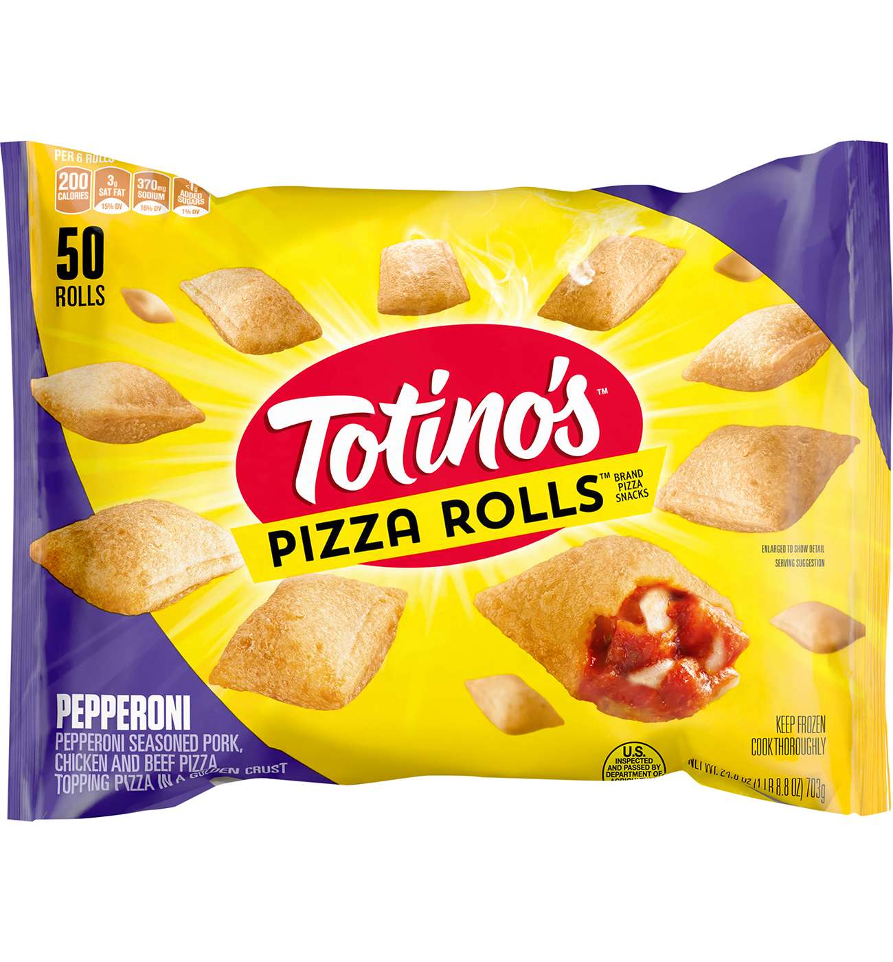 Totino's Pepperoni Pizza Rolls; image 1 of 4