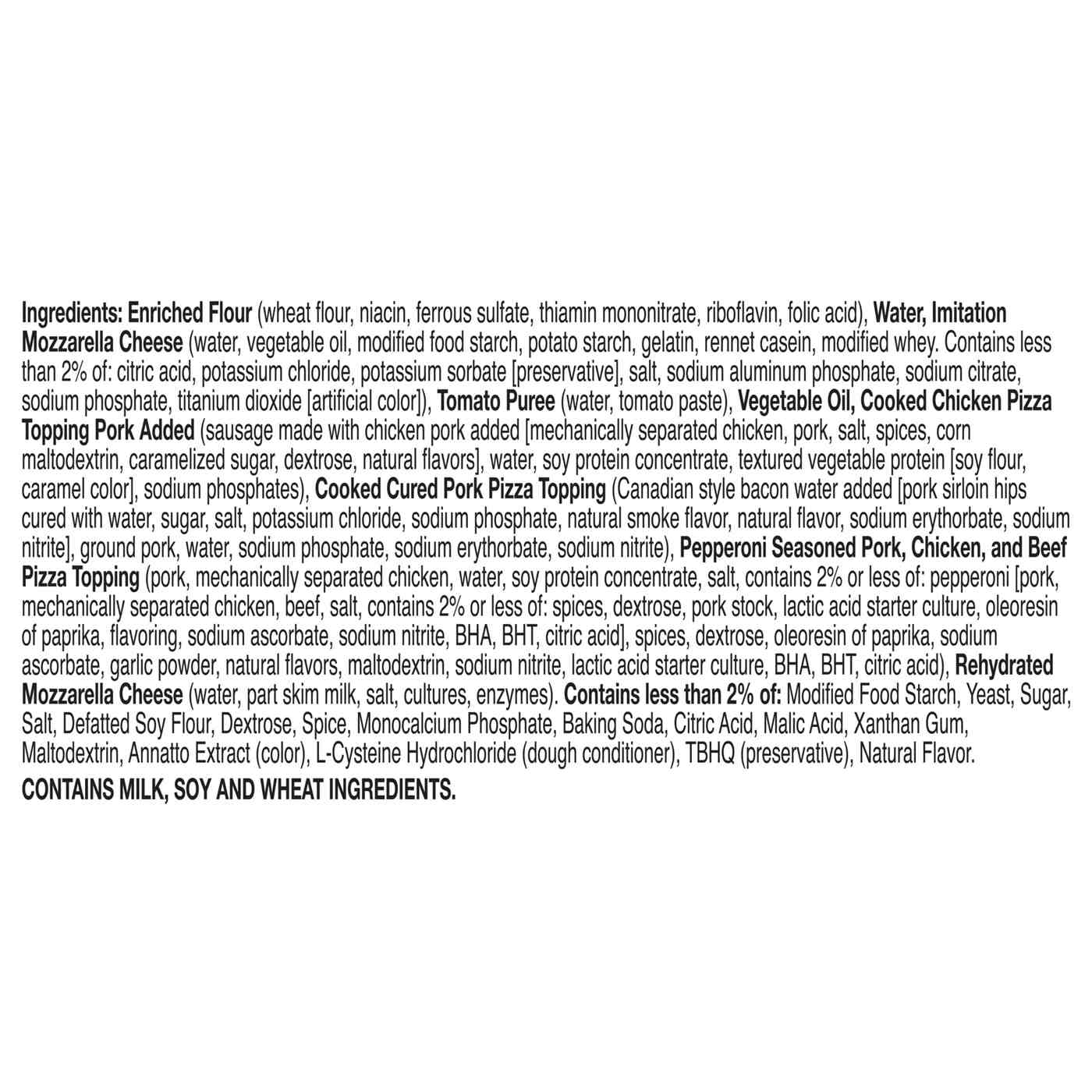 Totino's Triple Meat Party Pizza; image 2 of 3