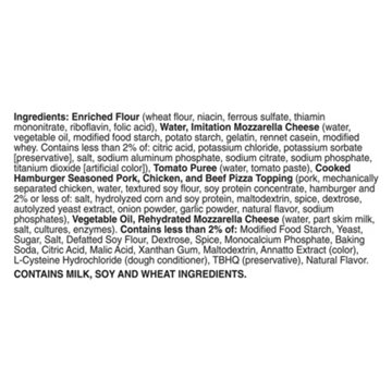 Totino's Hamburger Party Pizza, 10.9 oz