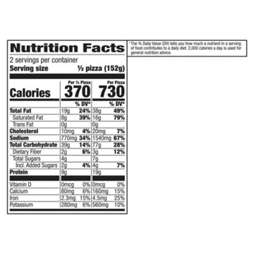 Totino's Combination Party Pizza, 10.7 oz