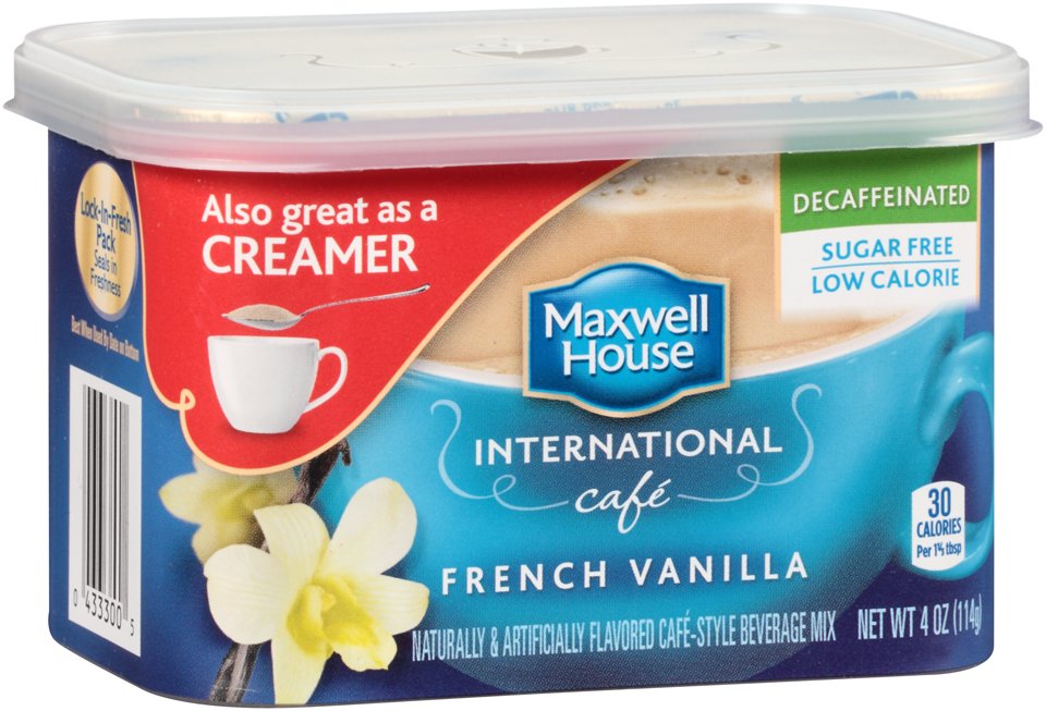 Maxwell House International Cafe Sugar Free French Vanilla ...