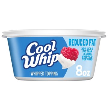 Cool Whip Reduced Fat Whipped Topping, 8 oz