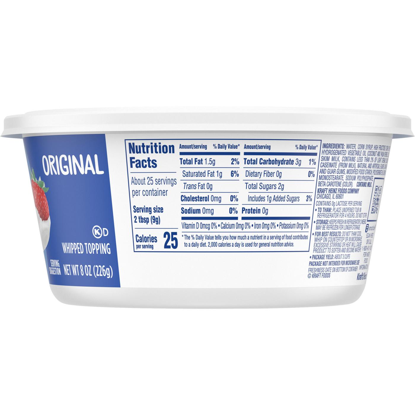 Kraft Cool Whip Original Whipped Topping; image 5 of 7