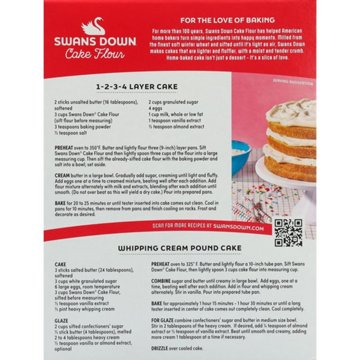 Swans Down Enriched and Bleached Cake Flour, 32 oz