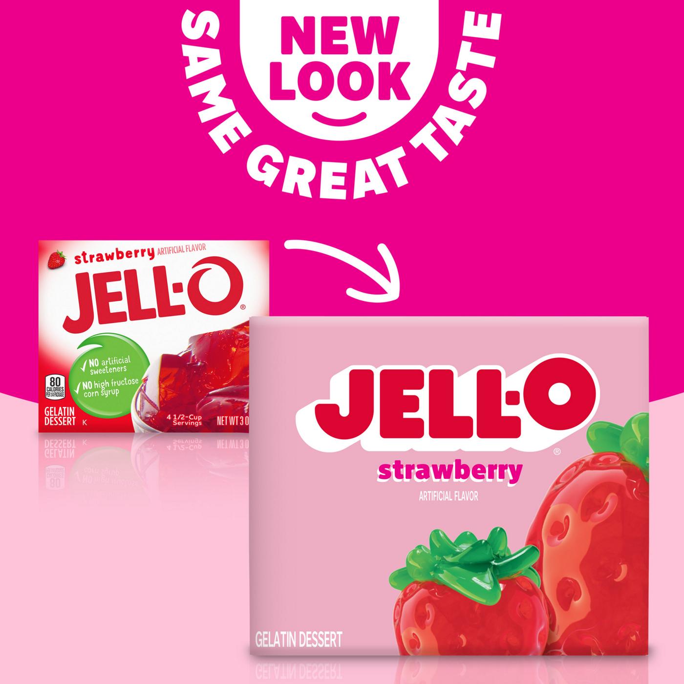 Jell-O Strawberry Instant Gelatin Mix; image 5 of 5