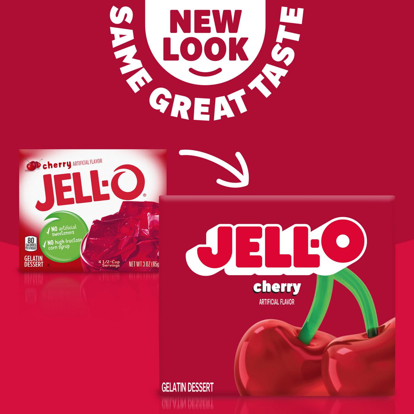 Jell-O Cherry Instant Gelatin Mix; image 5 of 5