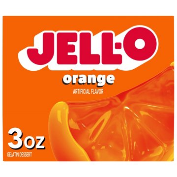 Jell-O Orange Instant Gelatin Mix, 3 oz