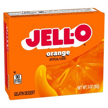 Jell-O Orange Instant Gelatin Mix, 3 oz