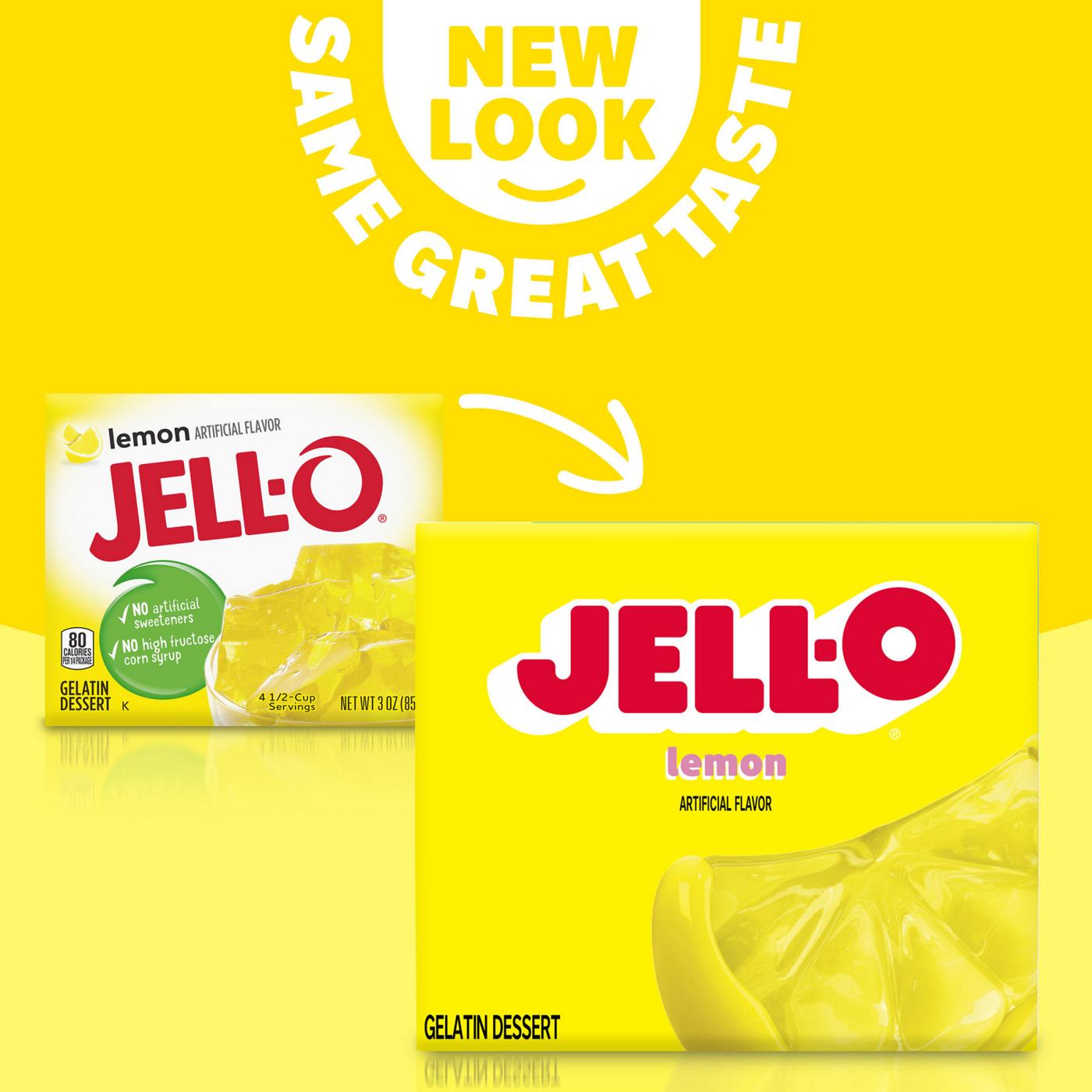 Jell-O Lemon Instant Gelatin Mix; image 3 of 5