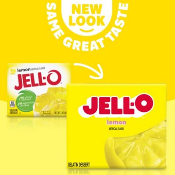 Jell-O Lemon Instant Gelatin Mix, 3 oz