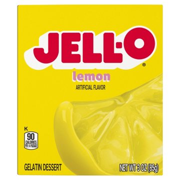 Jell-O Lemon Instant Gelatin Mix, 3 oz