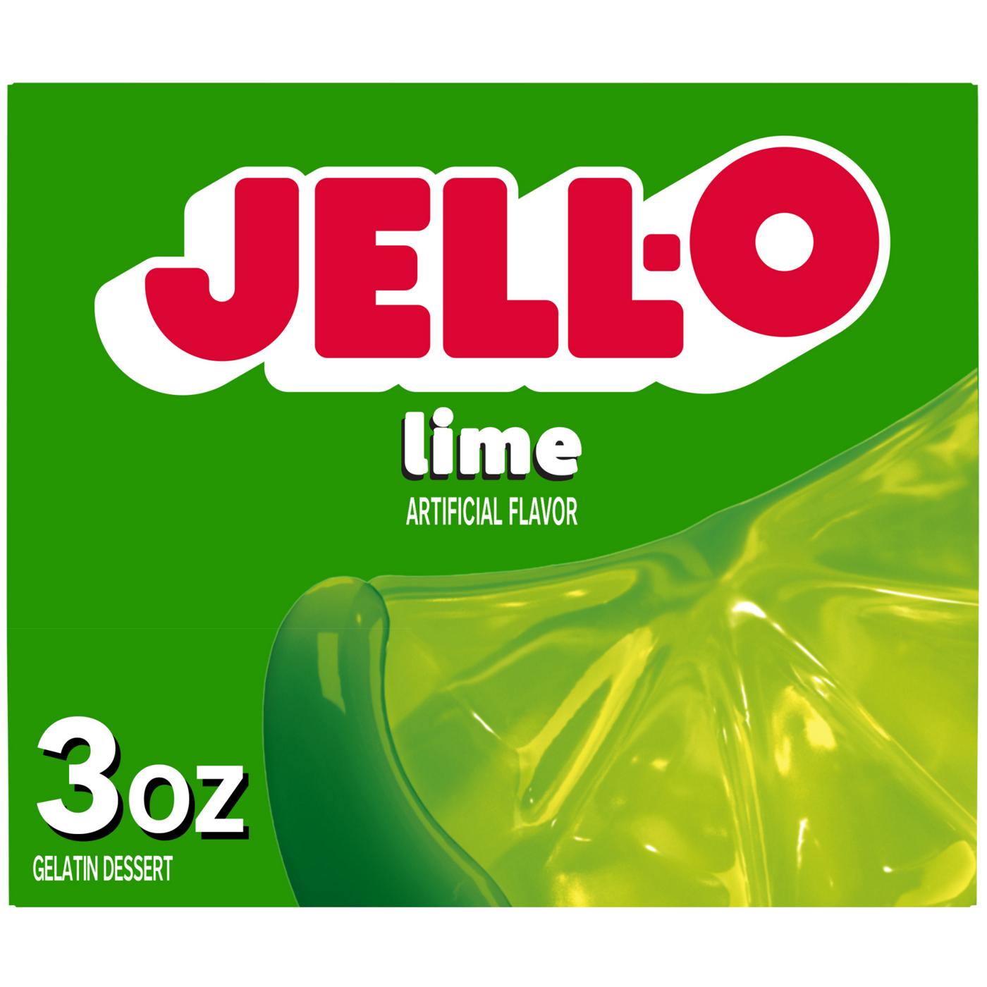 Jell-O Lime Instant Gelatin Mix; image 1 of 5