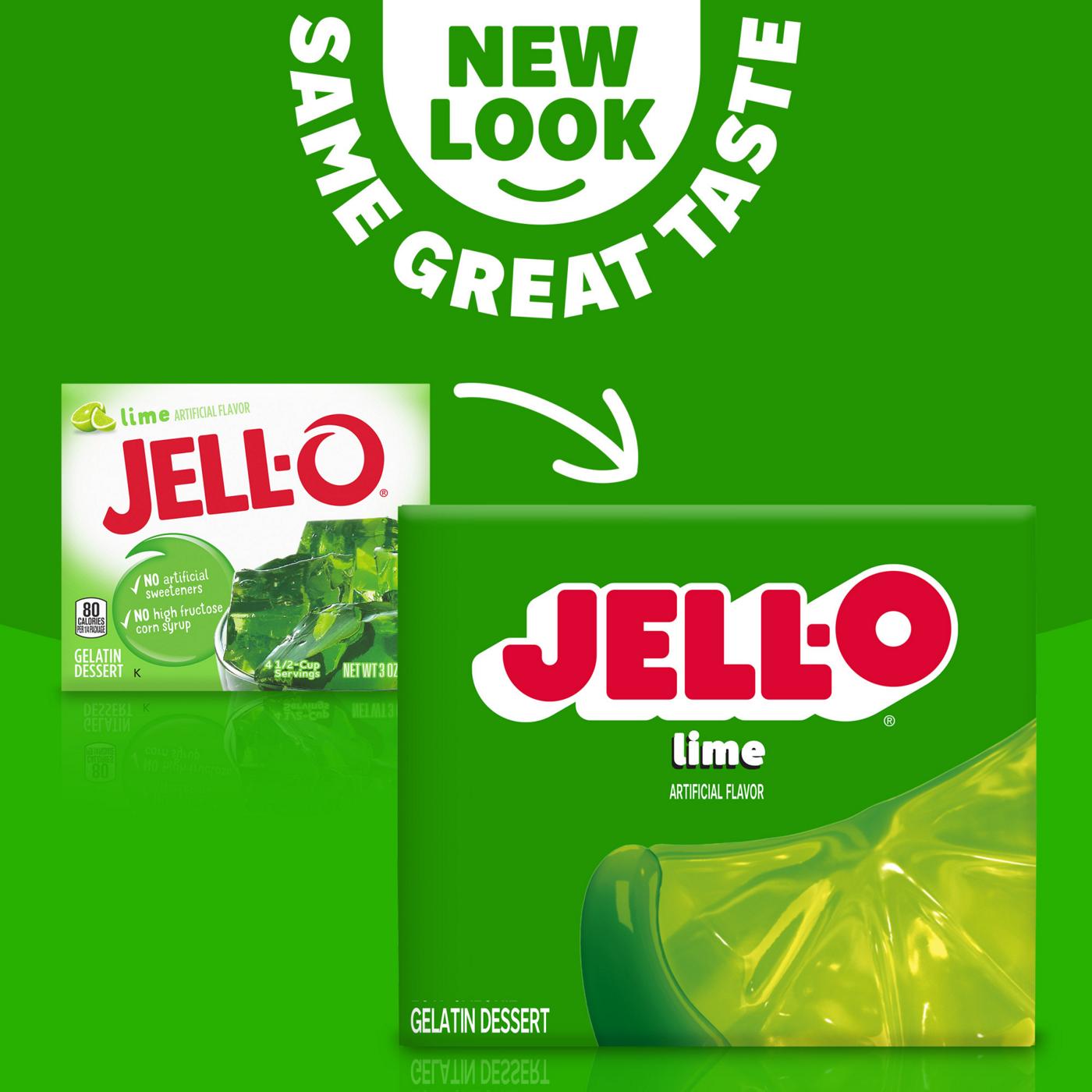 Jell-O Lime Instant Gelatin Mix; image 2 of 5