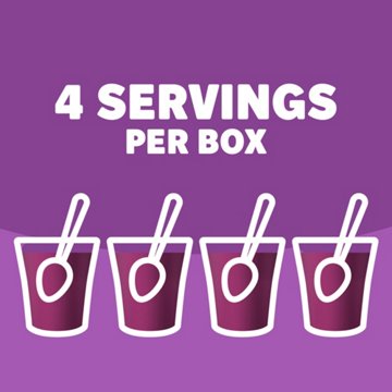 Jell-O Grape Instant Gelatin Mix, 3 oz