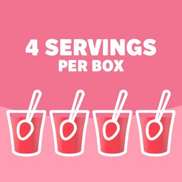 Jell-O Strawberry Banana Gelatin Dessert Mix, 3 oz