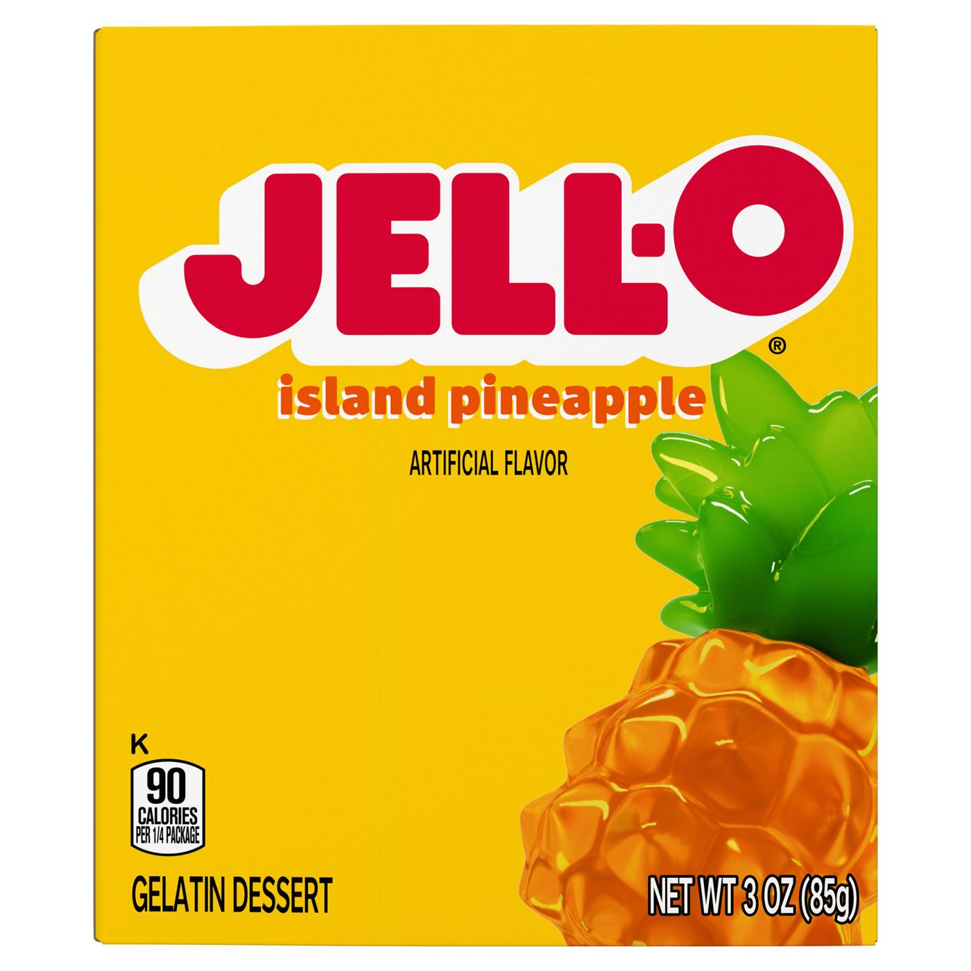 Jell-O Island Pineapple Instant Gelatin Mix; image 4 of 5