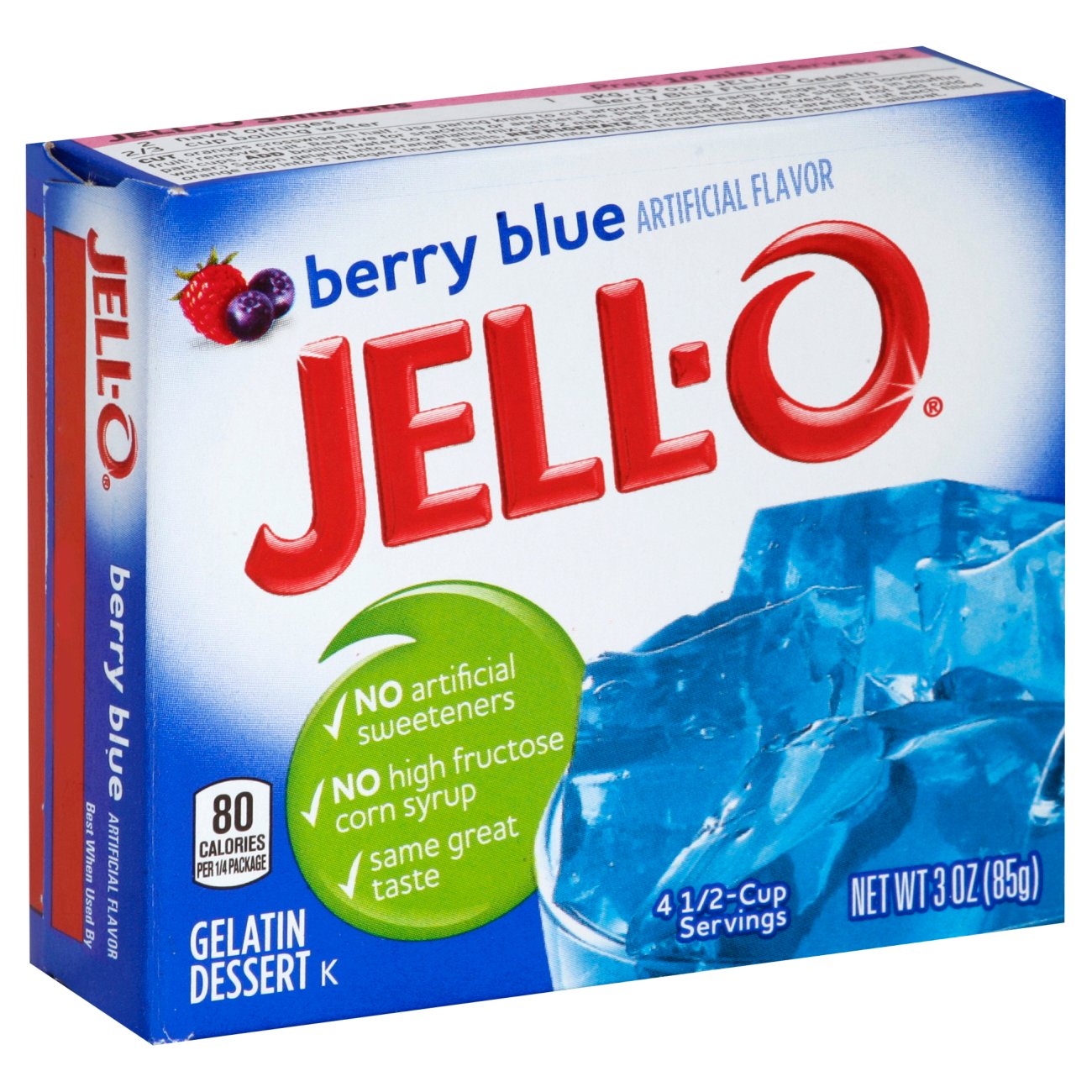 Jell-O Jigglers Berry Blue & Lemon Zoo Mold Kit, Jello & Pudding Mix