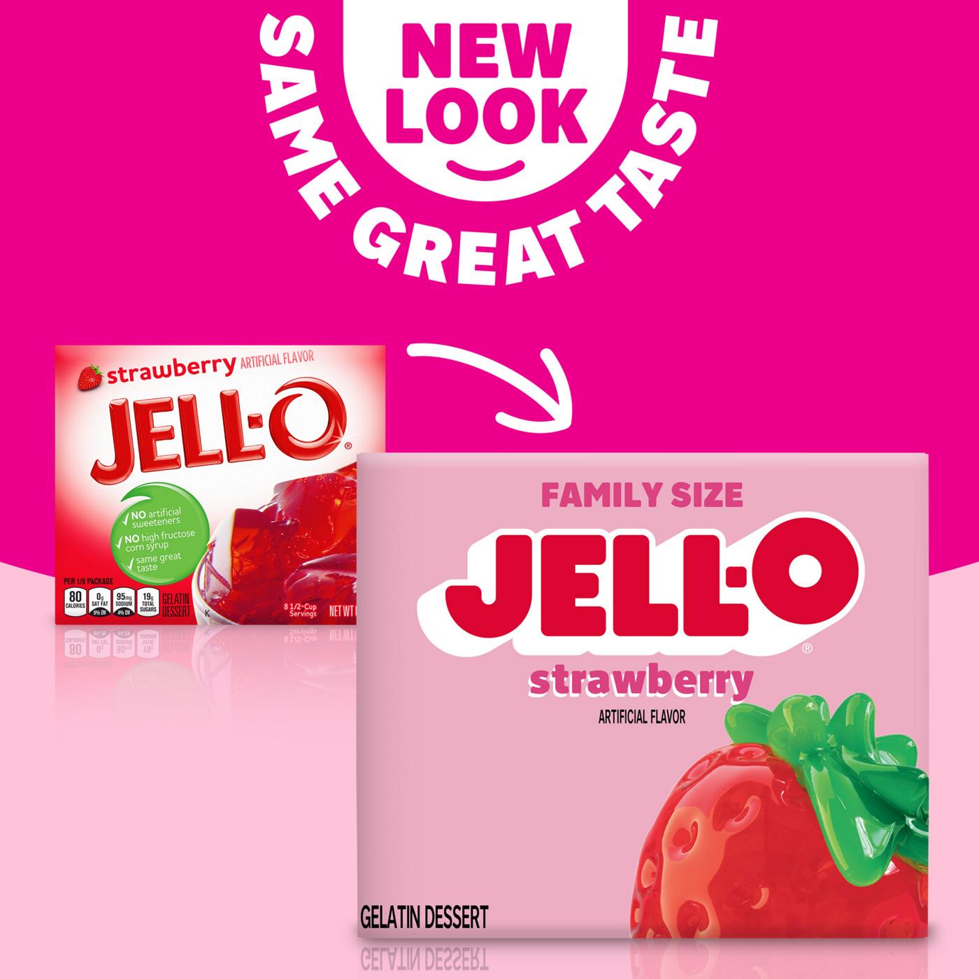 Jell-O Strawberry Instant Gelatin Mix; image 2 of 3