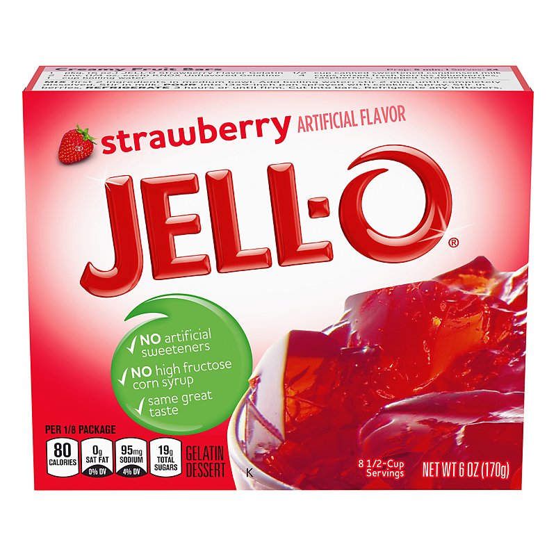 Jell-O Strawberry Gelatin Dessert Mix - Shop Pudding & Gelatin Mix at H-E-B