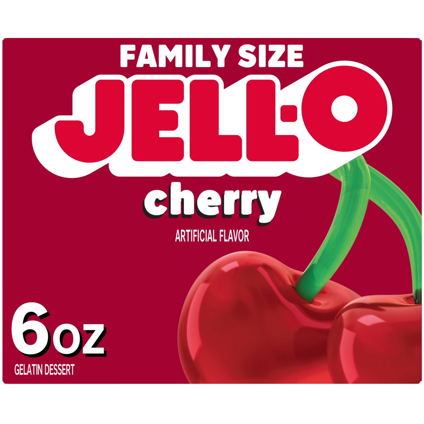 Jell-O Cherry Instant Gelatin Mix; image 1 of 5