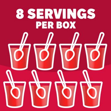 Jell-O Cherry Instant Gelatin Mix, 6 oz