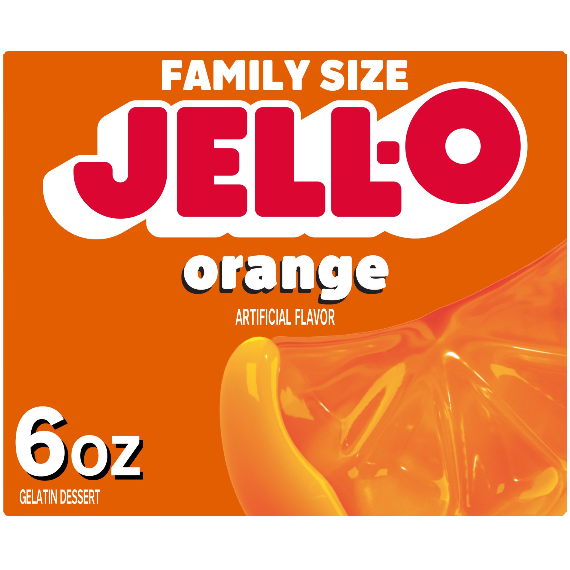 JellO Orange Gelatin Dessert Mix Shop Baking Ingredients at HEB
